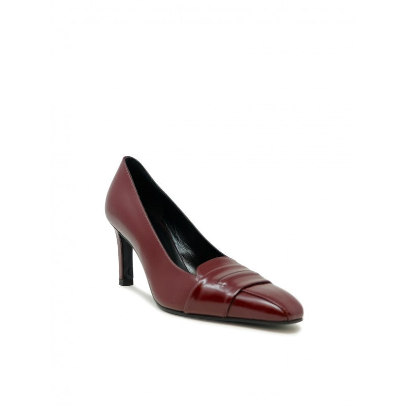 Lella Baldi Lt2473sb Laredo Bordeaux Leather Pumps