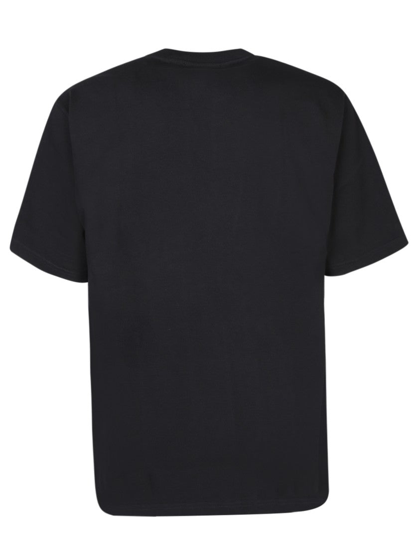 Dolce & Gabbana Roundneck T-Shirt With Contrasting Logo Print And Short Sleeves