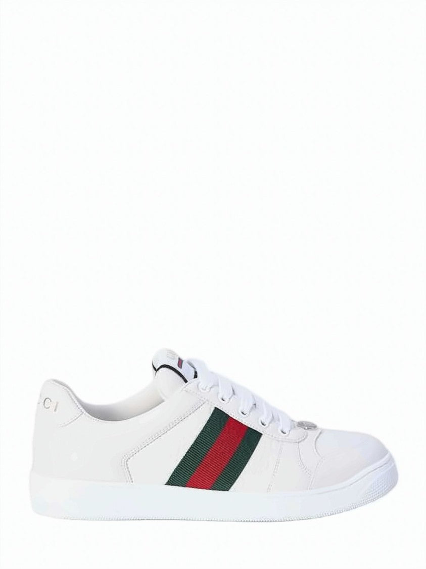 Gucci Low-Top Sneakers With Signature Webbing Stripes