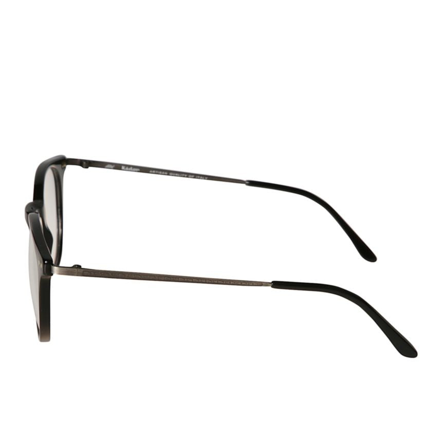 Kador Harry Classic Round Frame Eyeglasses With Textured Metal Temples