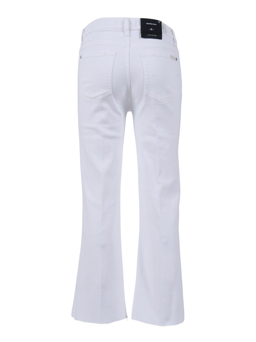 7 For All Mankind Soleil Cropped Flared Jeans