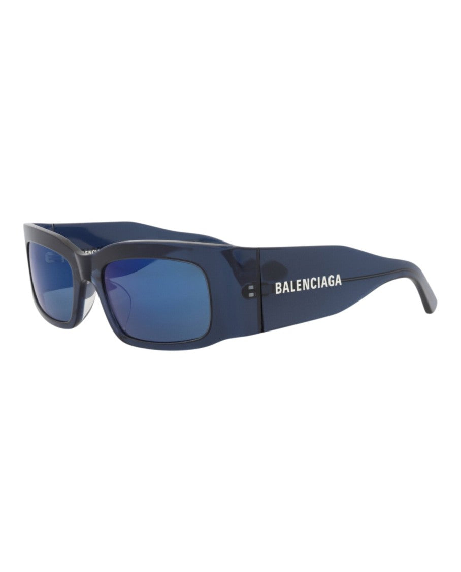 Balenciaga Square-Frame Recycled Acetate Sunglasses