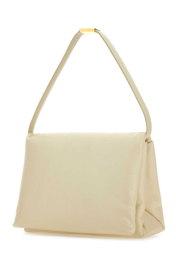 Marni Ivory Leather Shoulder Bag