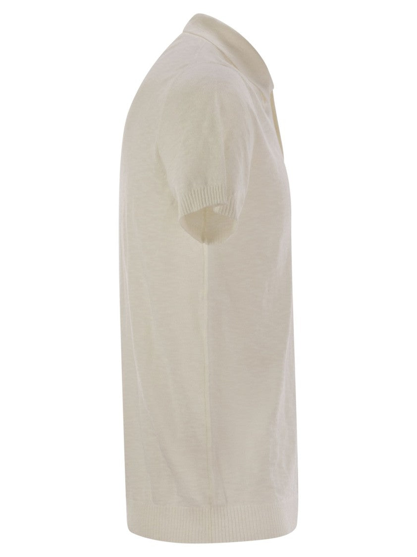 Pt Torino Cotton Polo Shirt With Short Sleeves