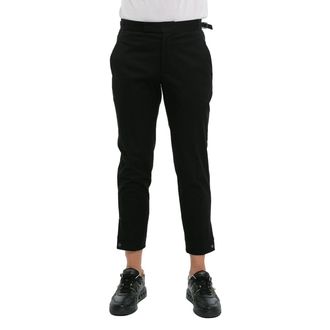 Neil Barrett Black Pants With Button Details