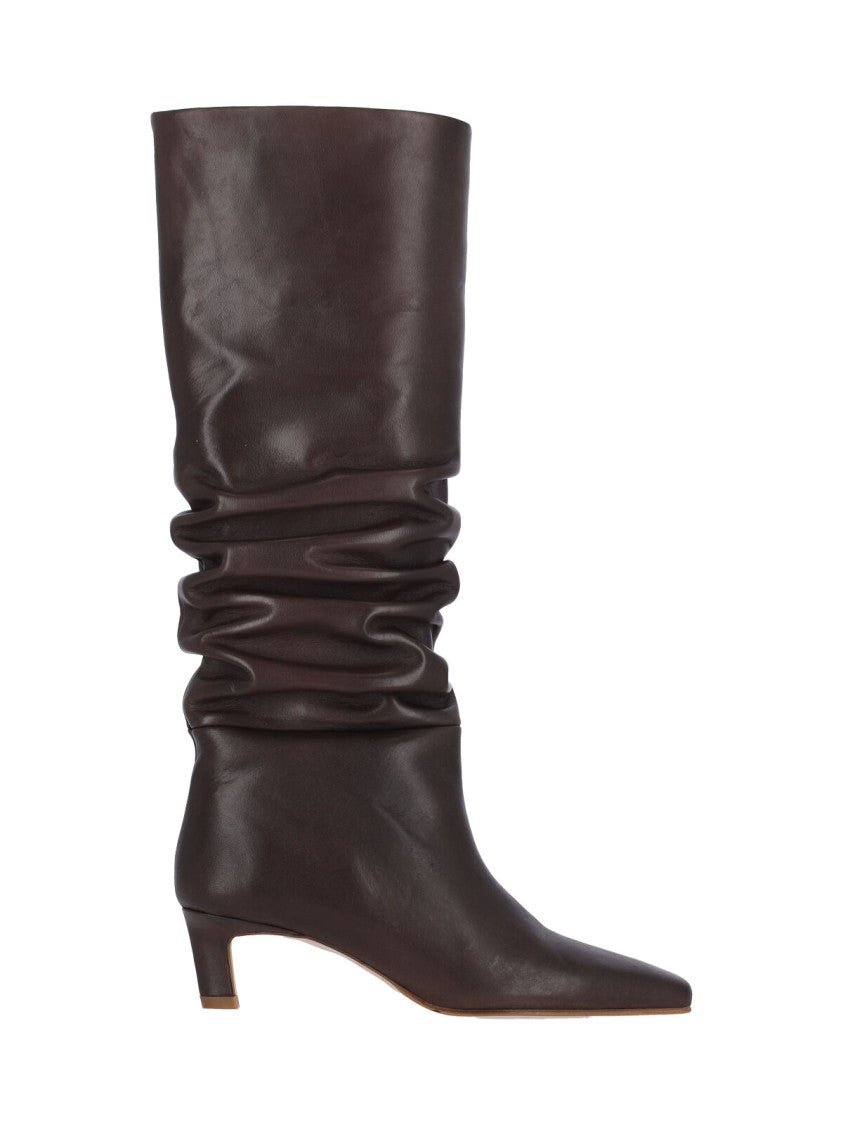 Alohas Black Kalila Calf Leather Boots