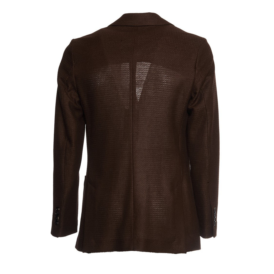 Circolo 1901 Brown Cotton And Linen Single-Breasted Blazer