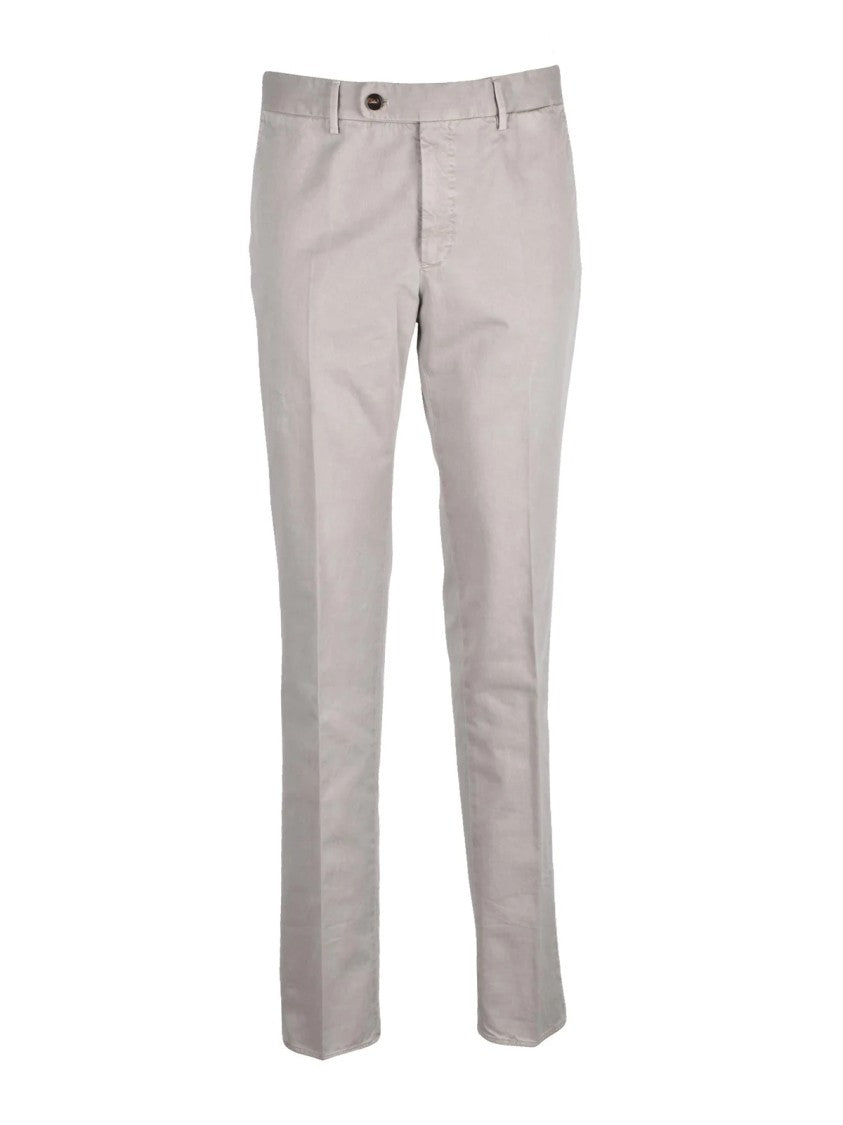 Incotex Incotex Classic Cotton Trousers - Beige