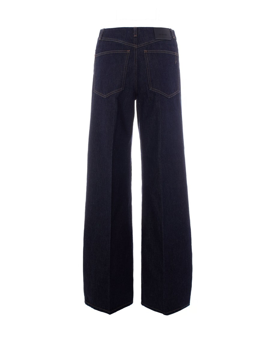 Sportmax Midnight Blue Oversize Jeans