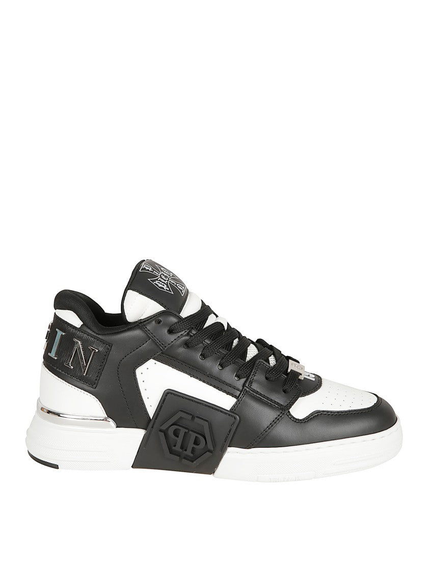 Philipp Plein Low-Top Leather Sneakers