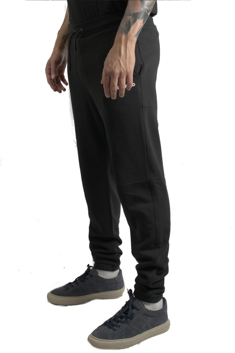 Karl Lagerfeld Black Cotton Sweatpants
