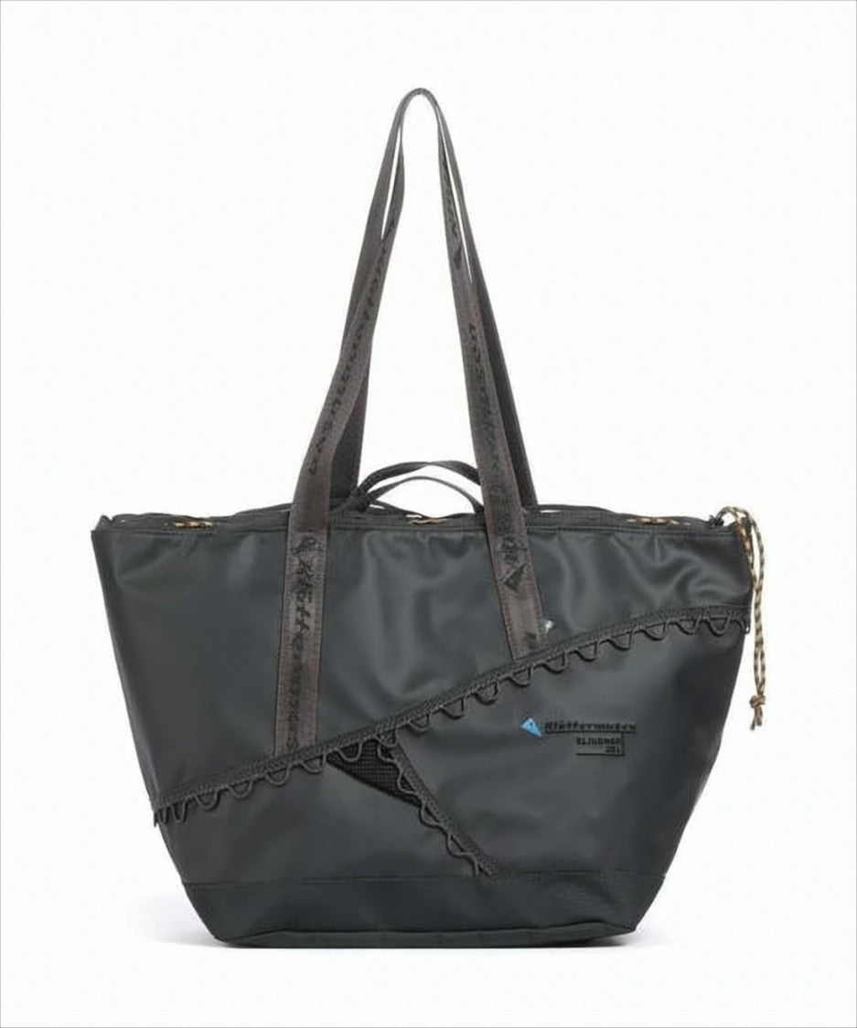 Klattermusen Matte Black Polyester Tote Bag With Distinctive Trim