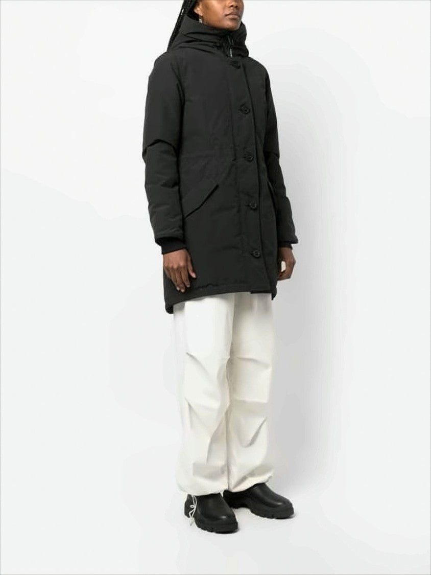 Canada Goose Mid-Length Insulated Parka With High Collar And Hood