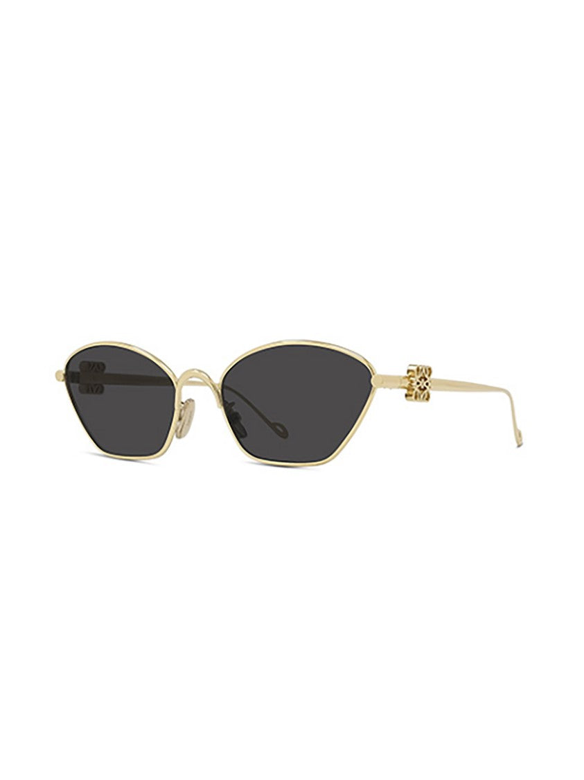 Loewe Lw40115u Geometric-Shaped Metallic Sunglasses