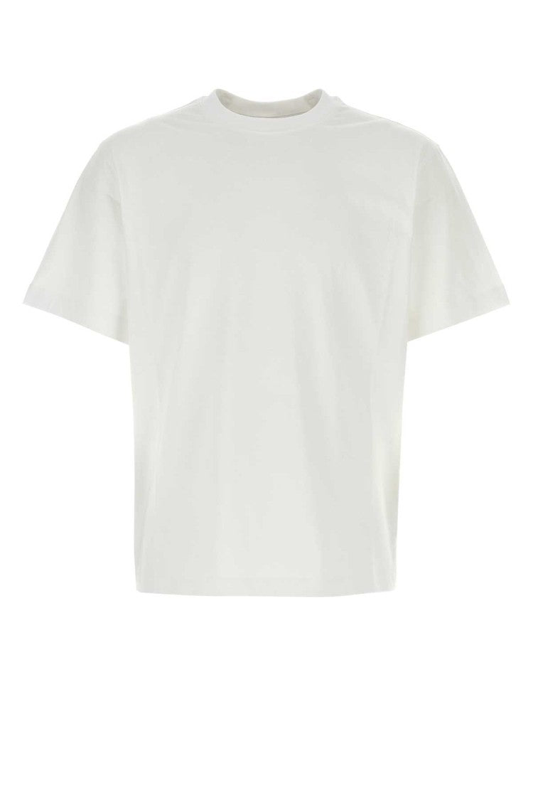 Burberry White Stretch Cotton T-Shirt