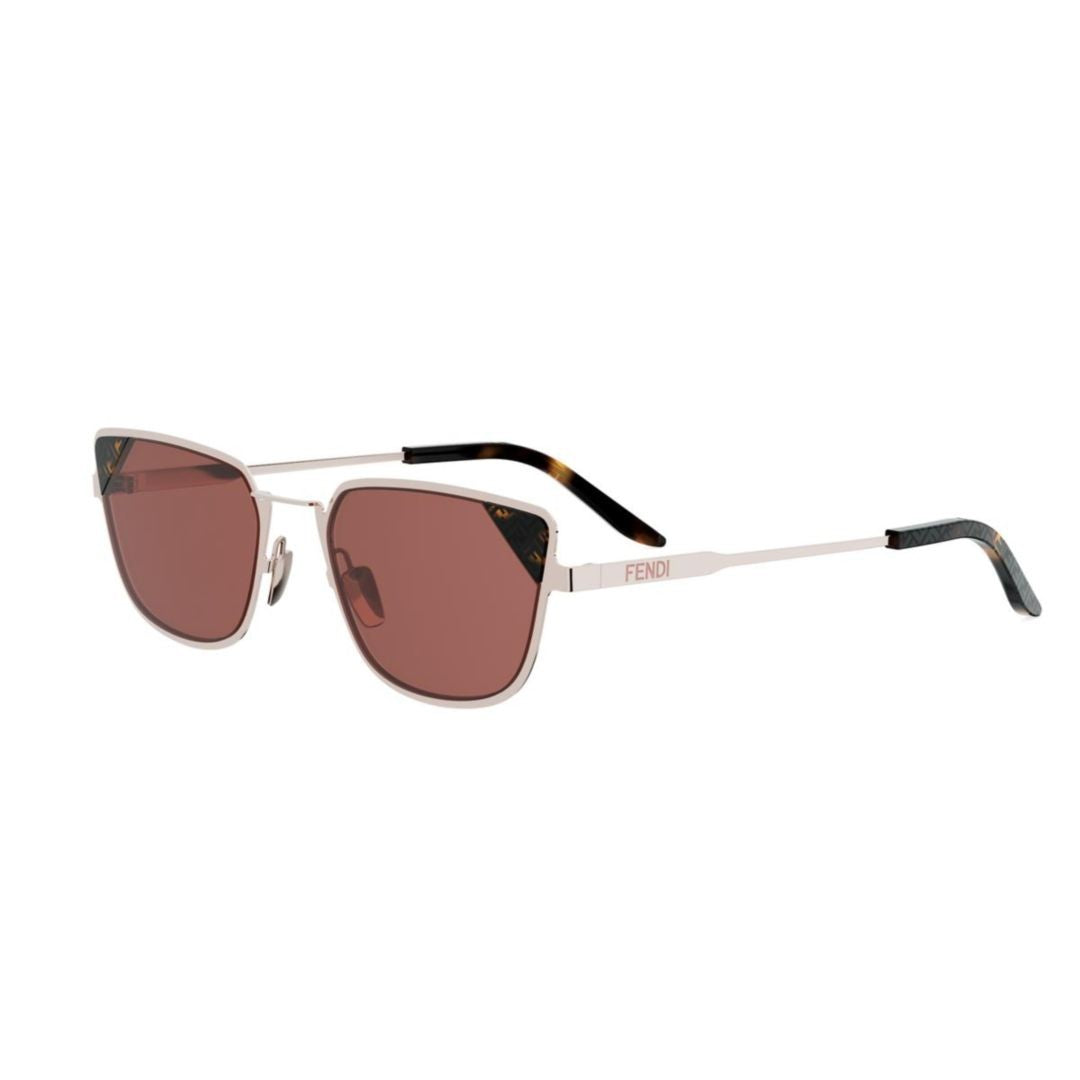 Fendi Fe40188u Geometric Frame Sunglasses