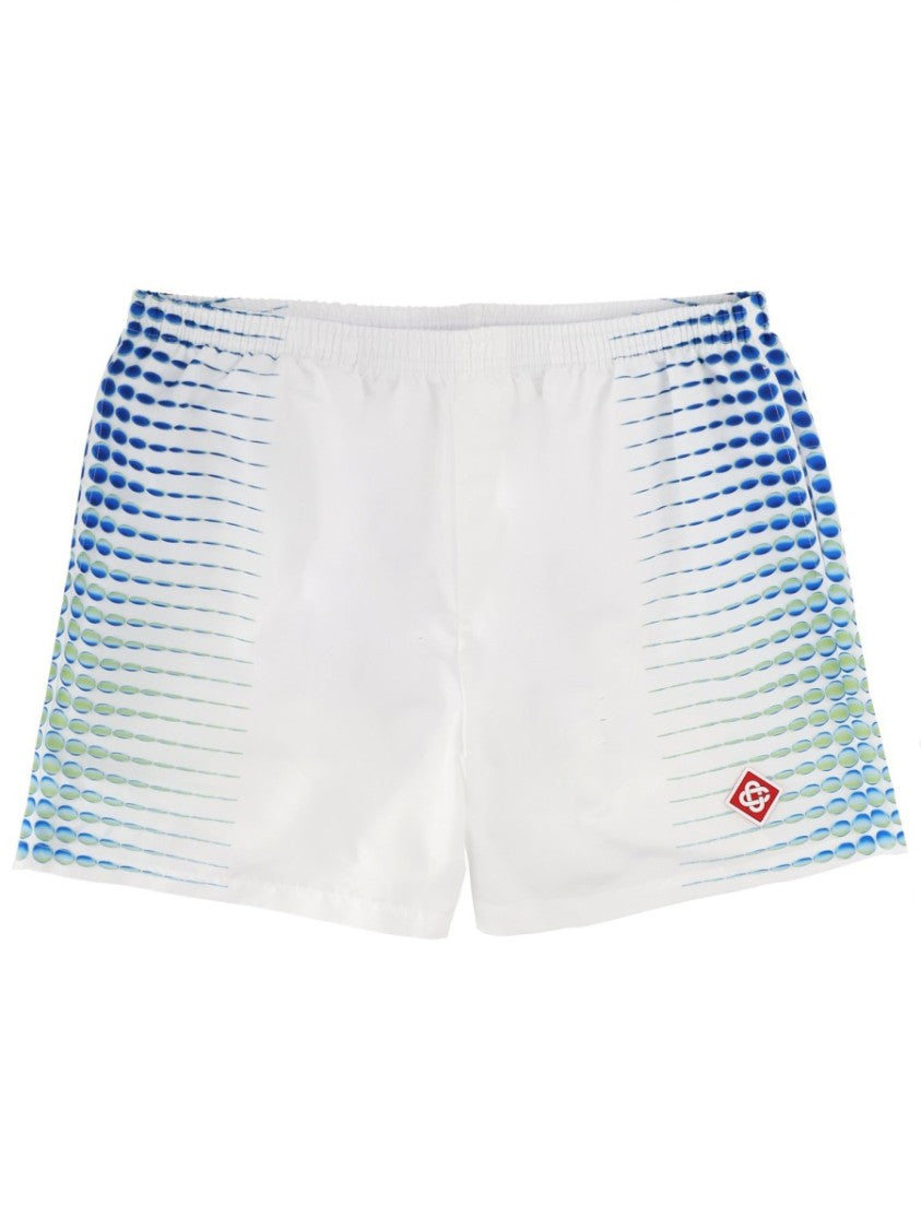Casablanca Logo Swim Shorts Gradient Dot Polyester Jumpsuit