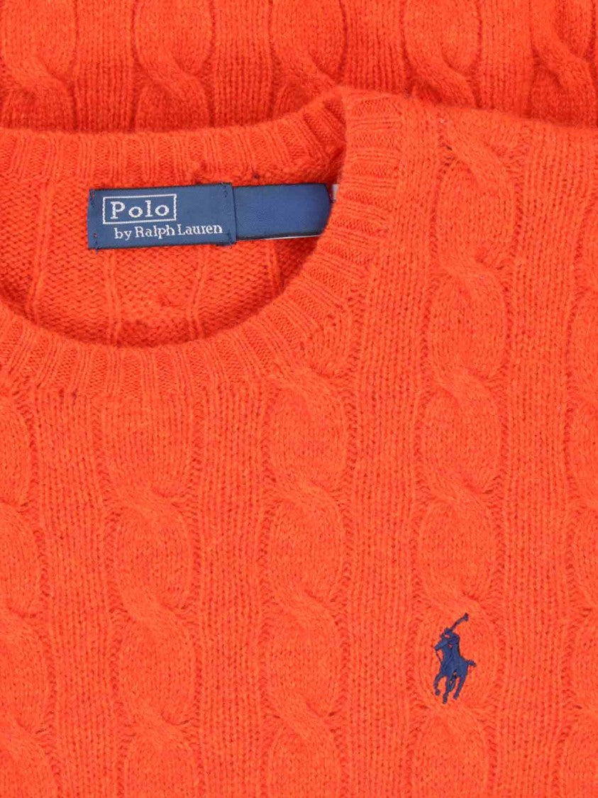 Polo Ralph Lauren Cable-Knit Sweater With Logo Embroidery