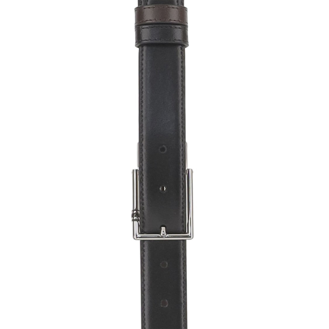 Montblanc Reversible Leather Belt With Rectangular Buckle