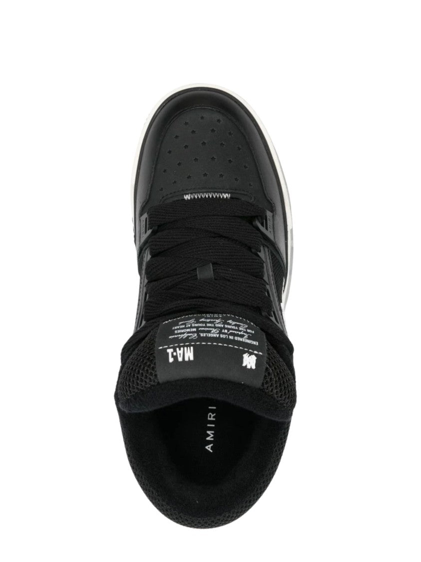 Amiri Black Ma-1 Mesh Low-Top Sneakers