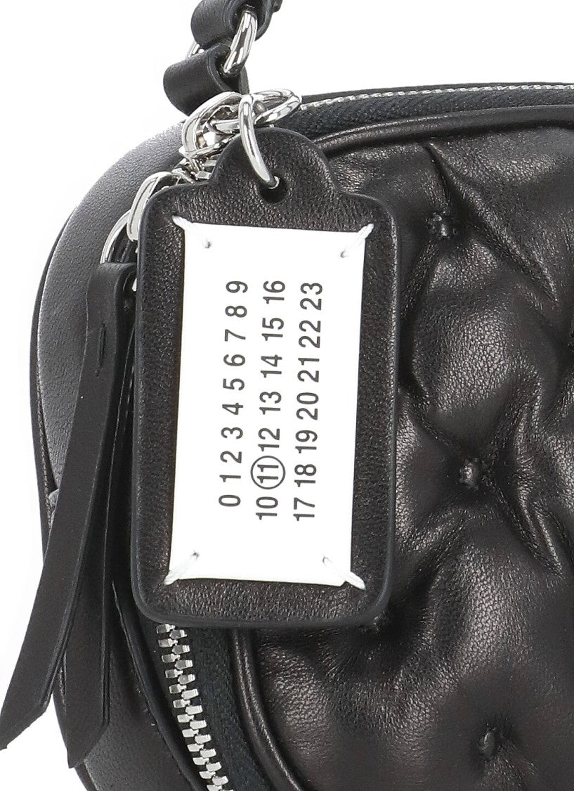 Maison Margiela Quilted Black Leather Shoulder Bag
