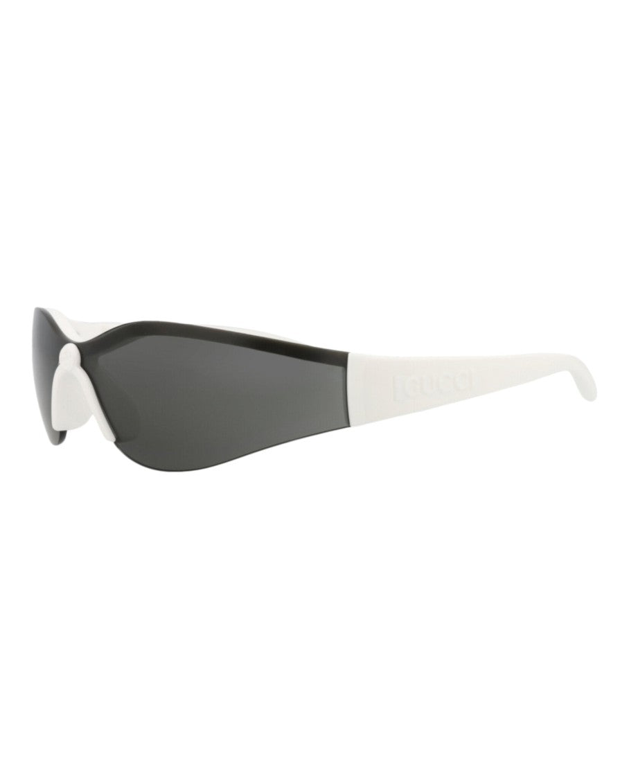 Gucci Shield-Frame Injection Sunglasses