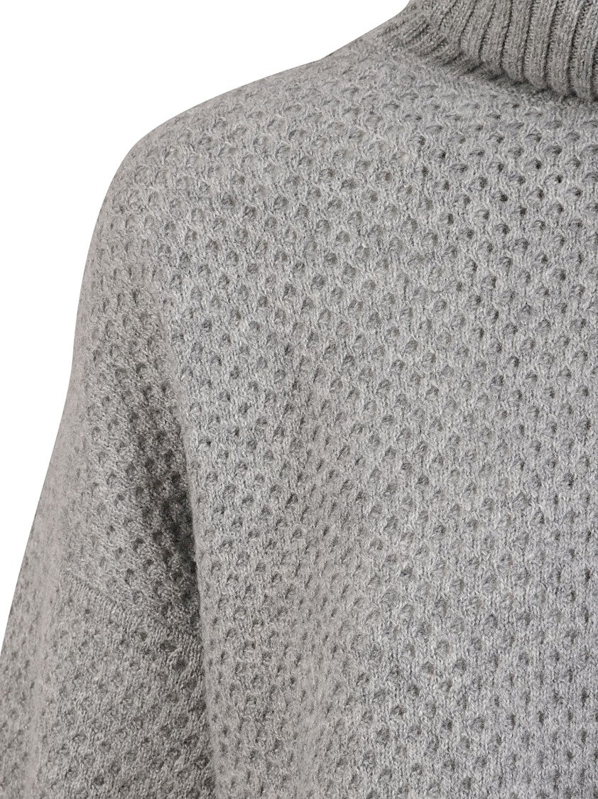 Fabiana Filippi Textured Knit Cropped Sweater