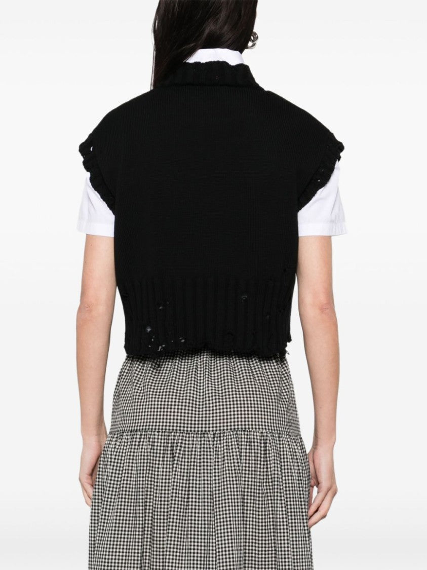 Marni Cropped Black Top