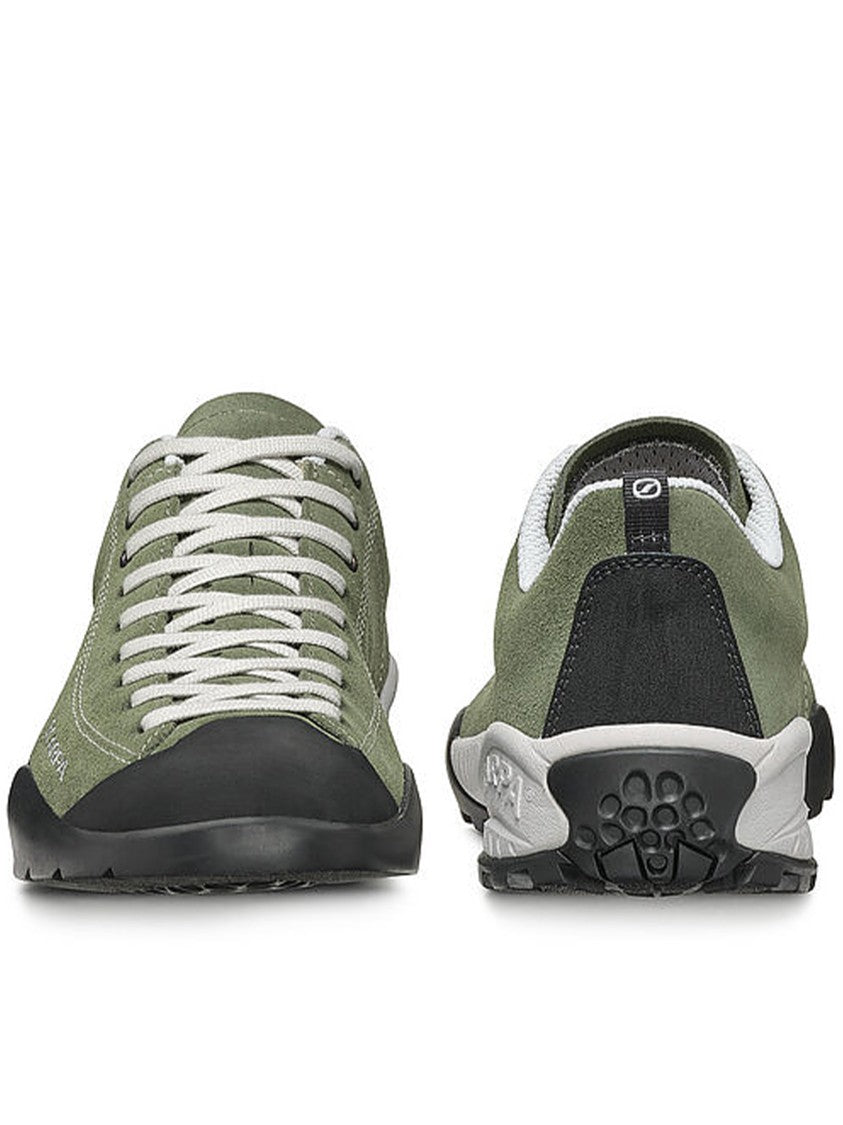 Scarpa Water-Repellent Suede Sneakers With Extended Lacing And Vibram Sole
