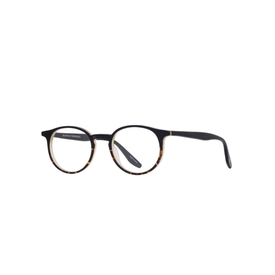 Barton Perreira Norton Round Frame Eyeglasses With Tortoiseshell Detail
