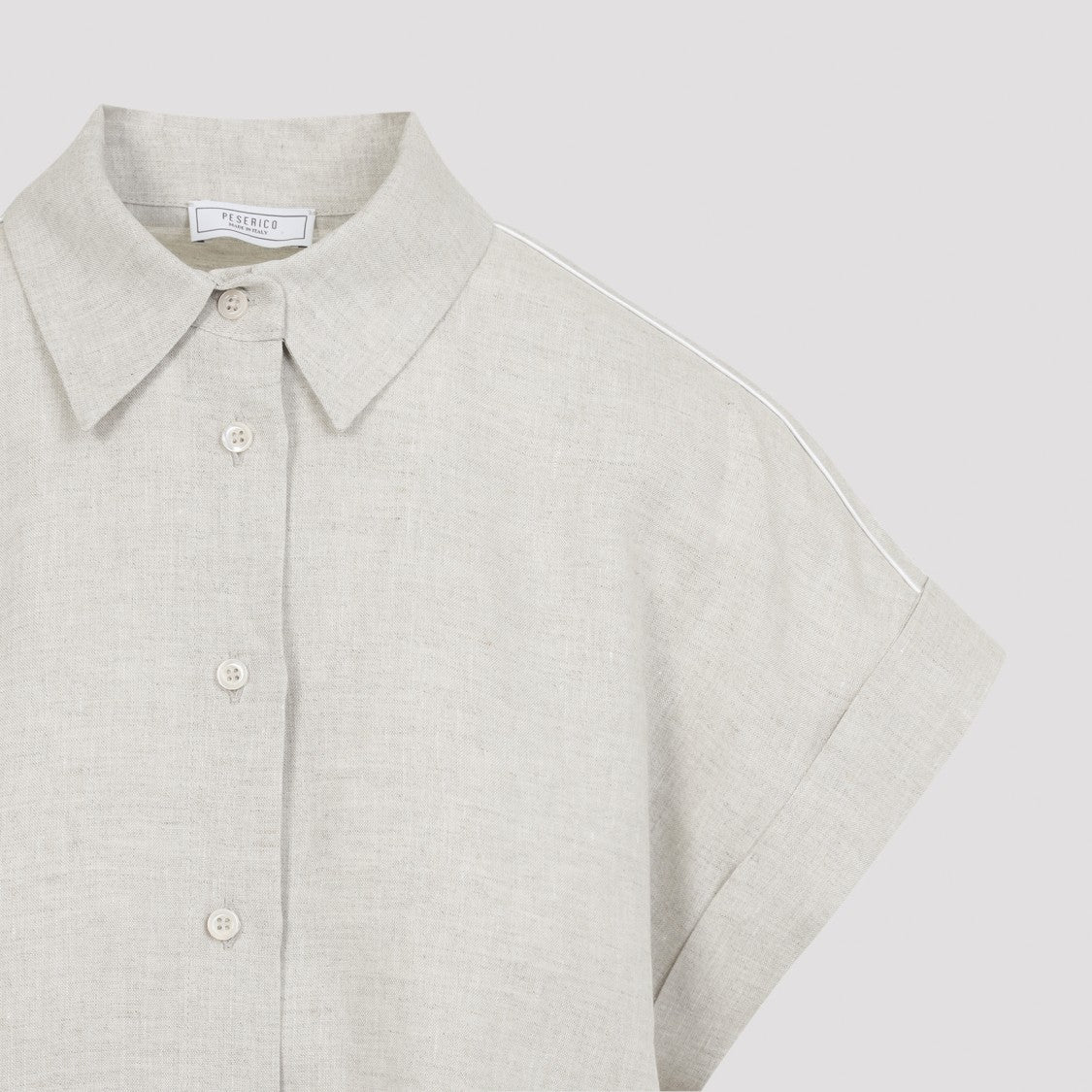 Peserico Short Sleeve Linen Shirt