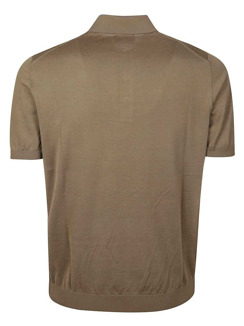 Drumohr Short Sleeve Classic Cotton Polo