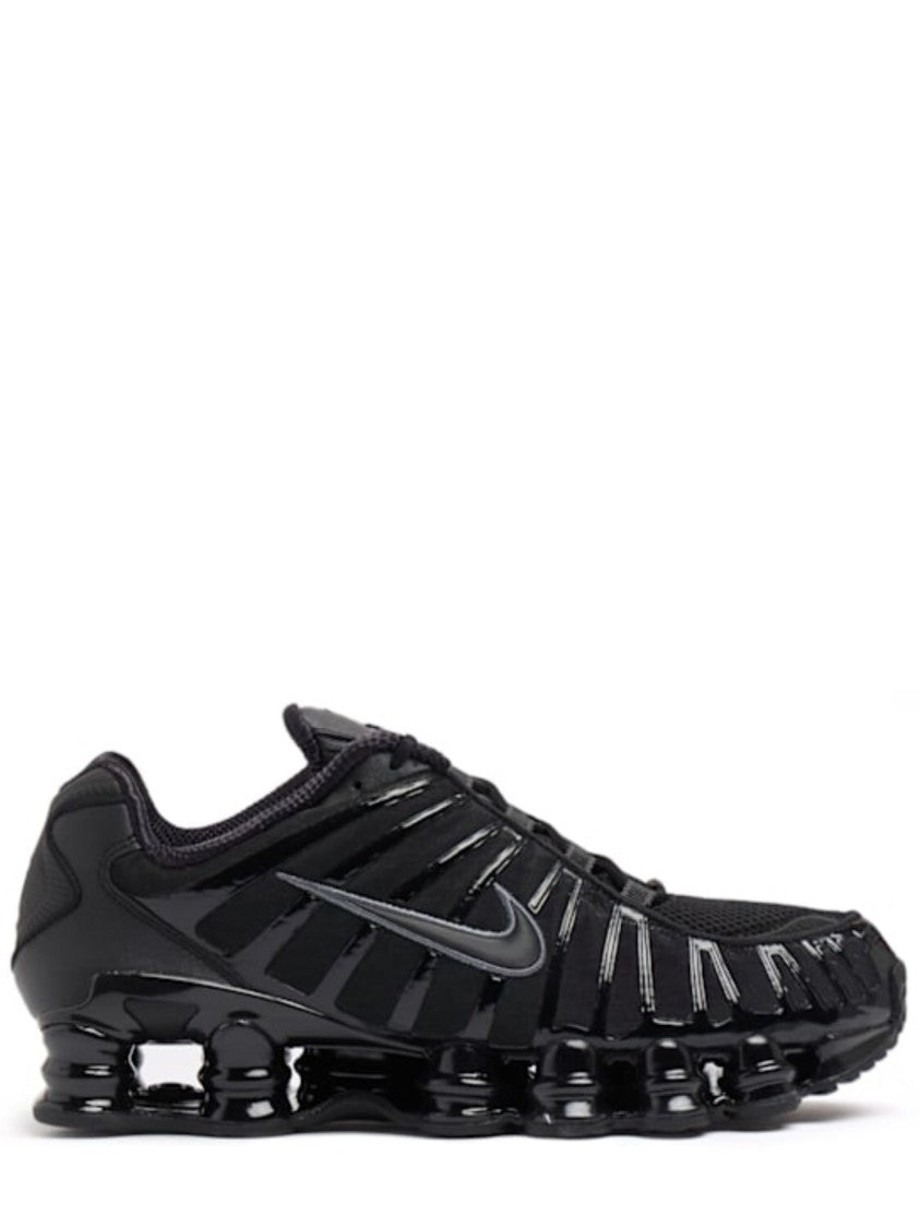 Nike Black Cushioned Sole Leather Sneakers