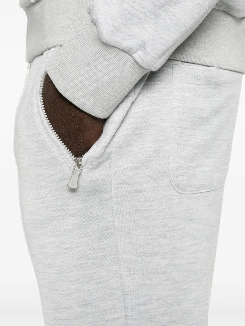 Eleventy Mélange-Effect Track Pants