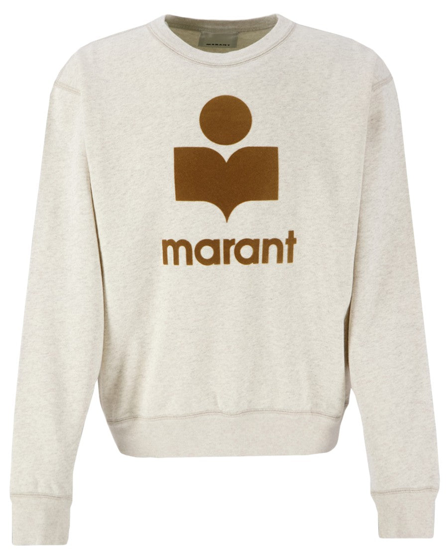 Isabel Marant Relaxed-Fit Long Sleeve Sweatshirt With Graphic Logo