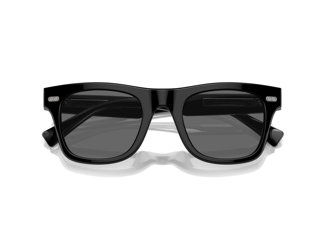 Brunello Cucinelli Black 0Bc4002s Metallic Accent Square Sunglasses