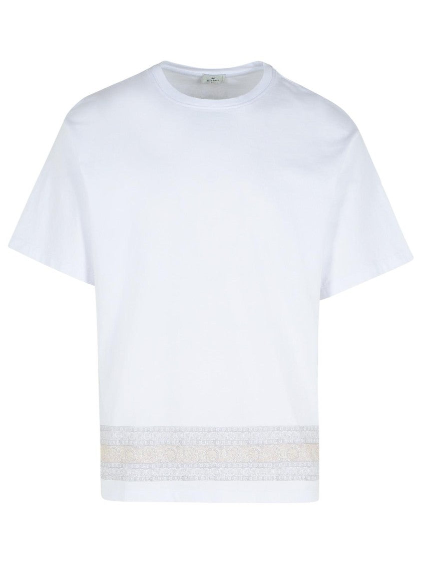 Etro Soho' White Cotton T-Shirt