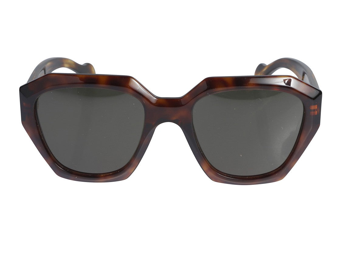 Kador Marilyn/K-S Oversized Tortoiseshell Geometric Sunglasses