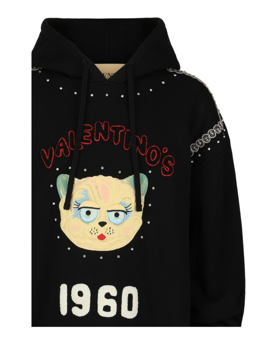 Valentino "Le Chat De La Maison" Patch Hoodie