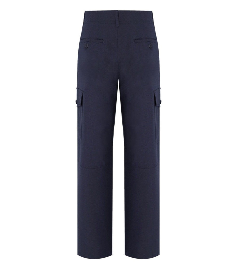 Max Mara Hidalgo Blue Cargo Pants