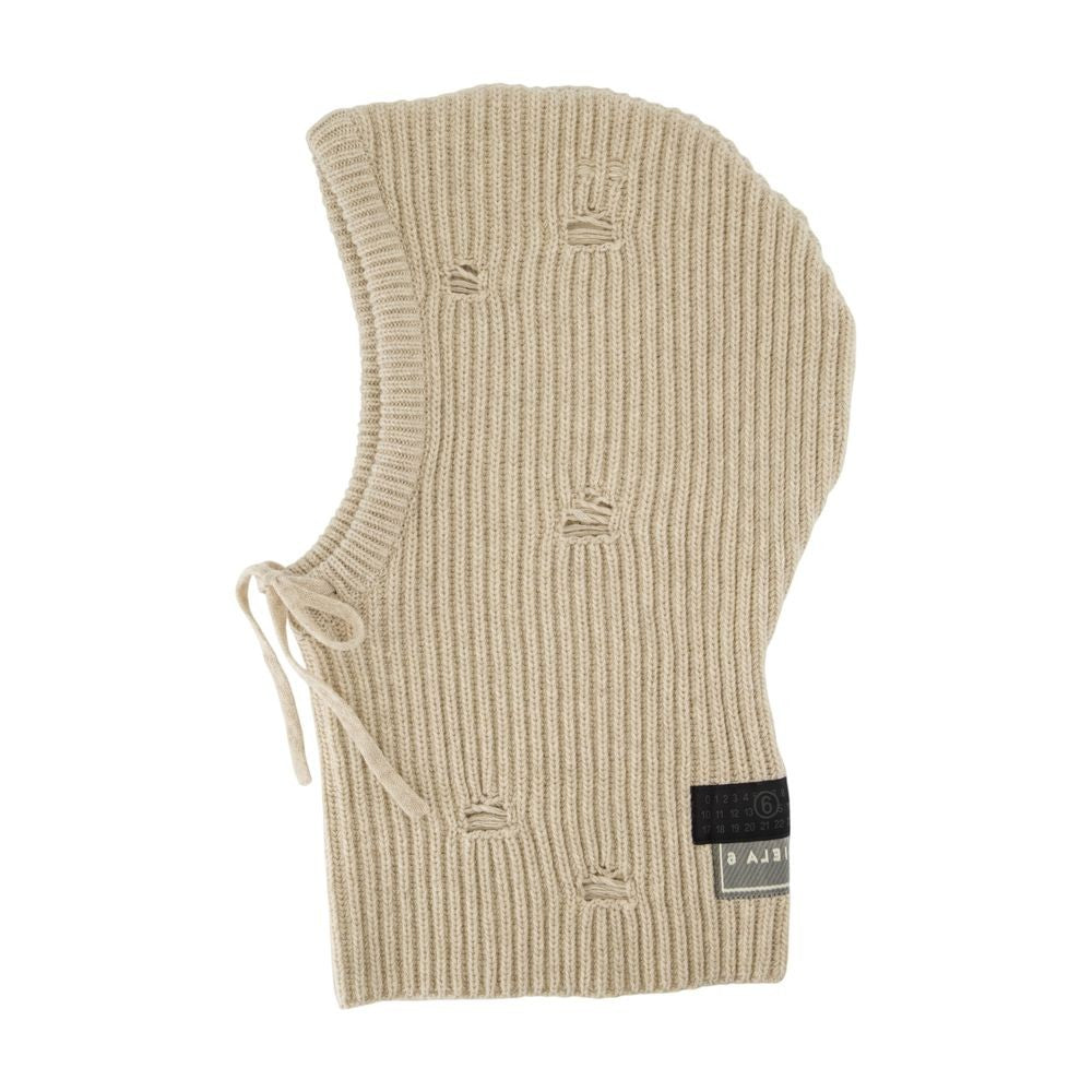Mm6 By Maison Margiela Beanie - Wool - Beige