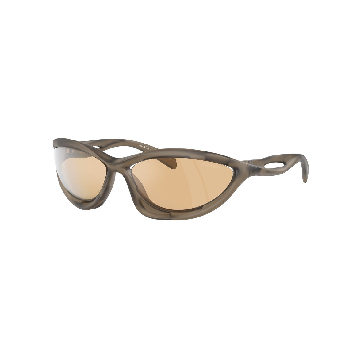 Prada 0Pr A26s Sculptural Brown Sunglasses