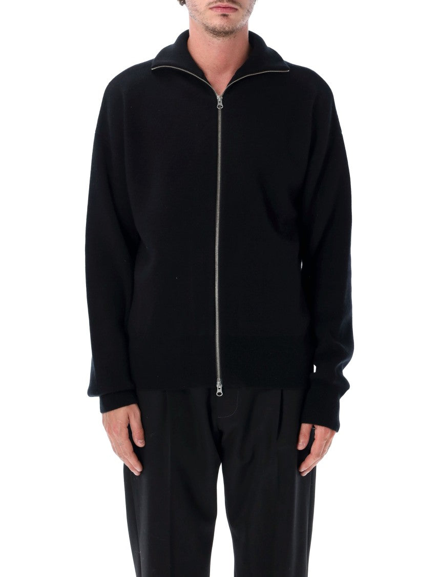 Extreme Cashmere Xtra Out Heavy Minimalist Zip-Up Cardigan