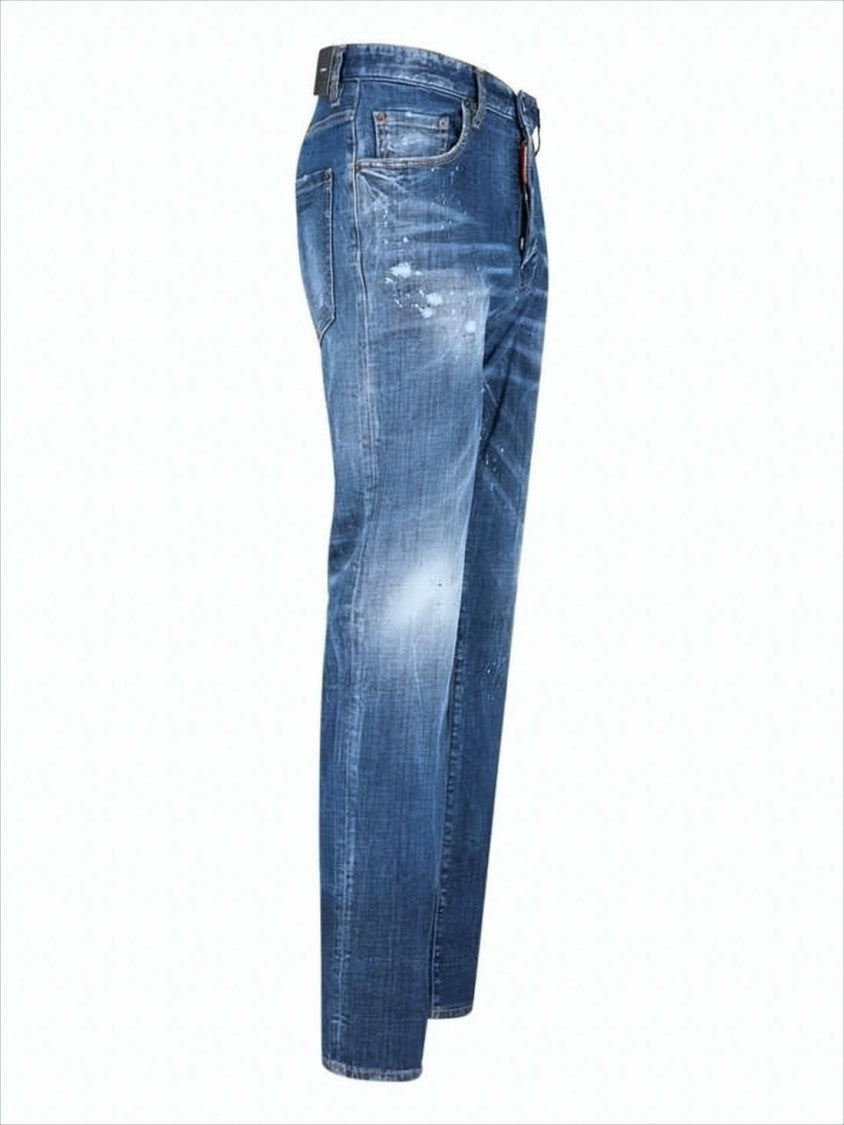Dsquared2 Distressed Blue Slim Fit Denim Pants
