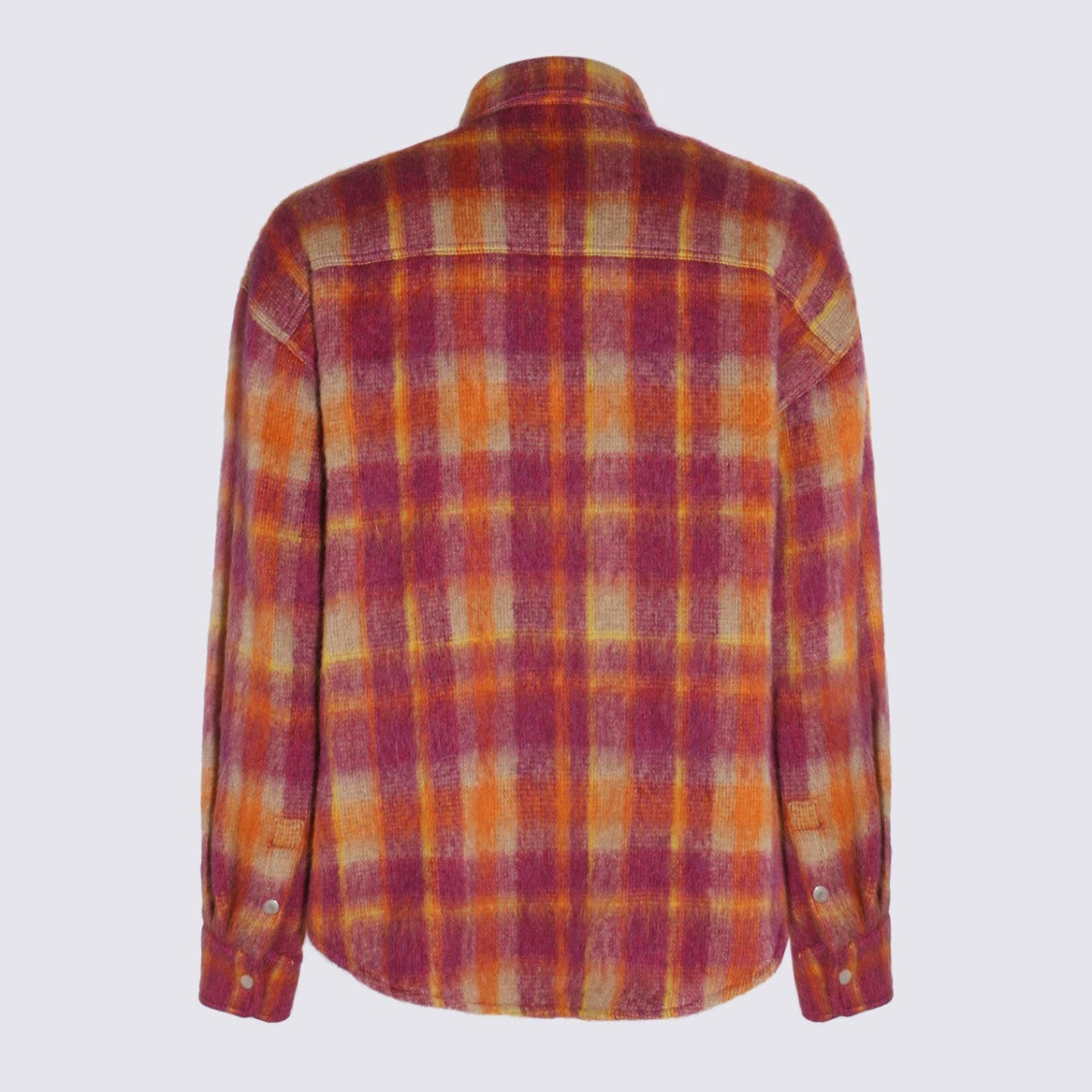 Palm Angels Check Motif Casual Jacket With Flap Pockets