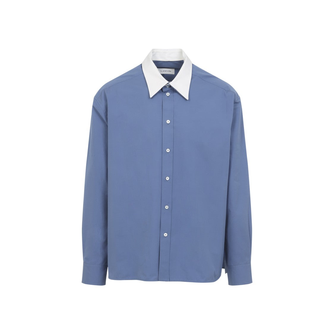 Lanvin Loose Fit Light Blue Cotton Shirt