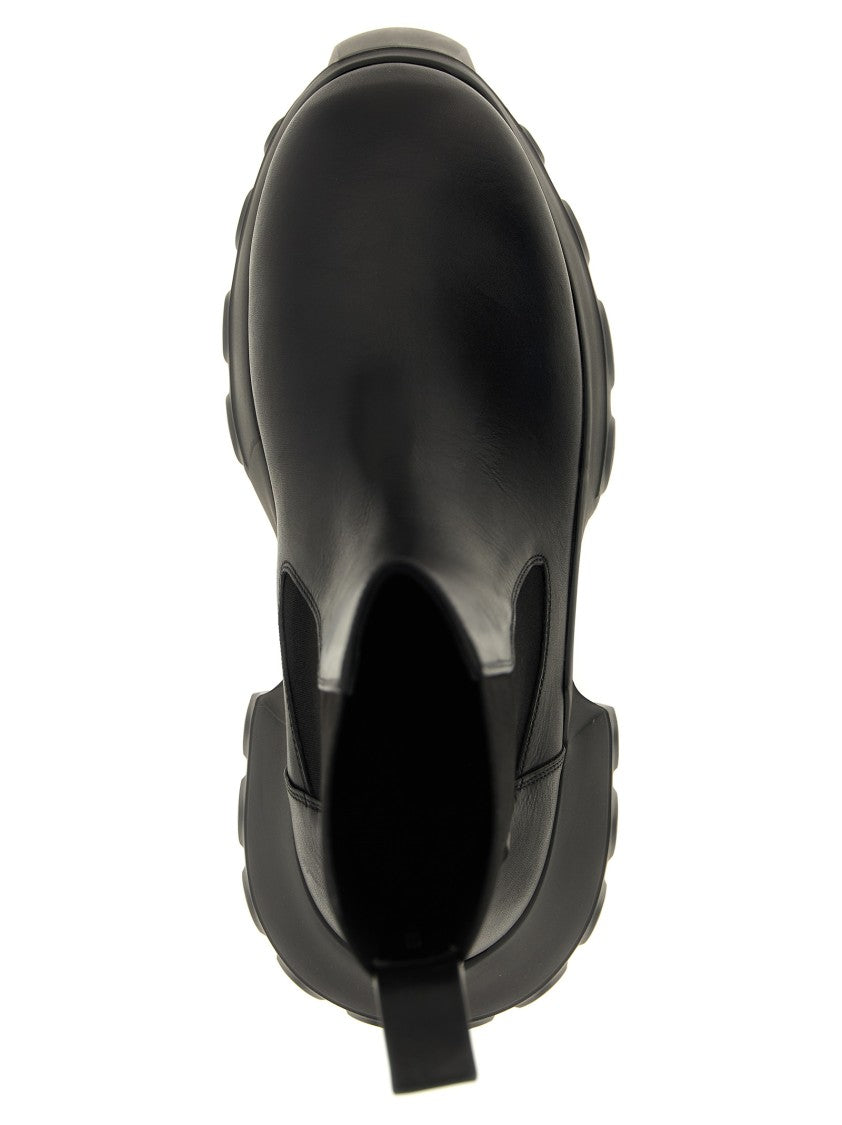 Rick Owens 'Beatle Mega Tractor' Ankle Boots