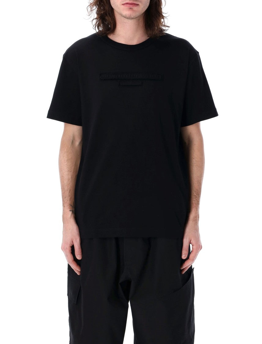 Alexander Wang Distressed Logo Short Sleeve Tee