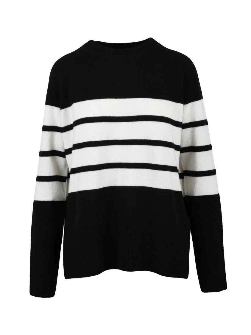 Kaos Bold Stripe Oversize Sweater With Elegant Comfort