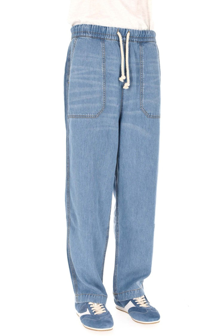 Officine Generale Ferry Lyocell Drawstring Travel Jeans